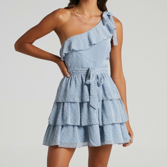 Showpo. | Darling I Am A Daydream Ruffle Mini Dress - Picture 1 of 10